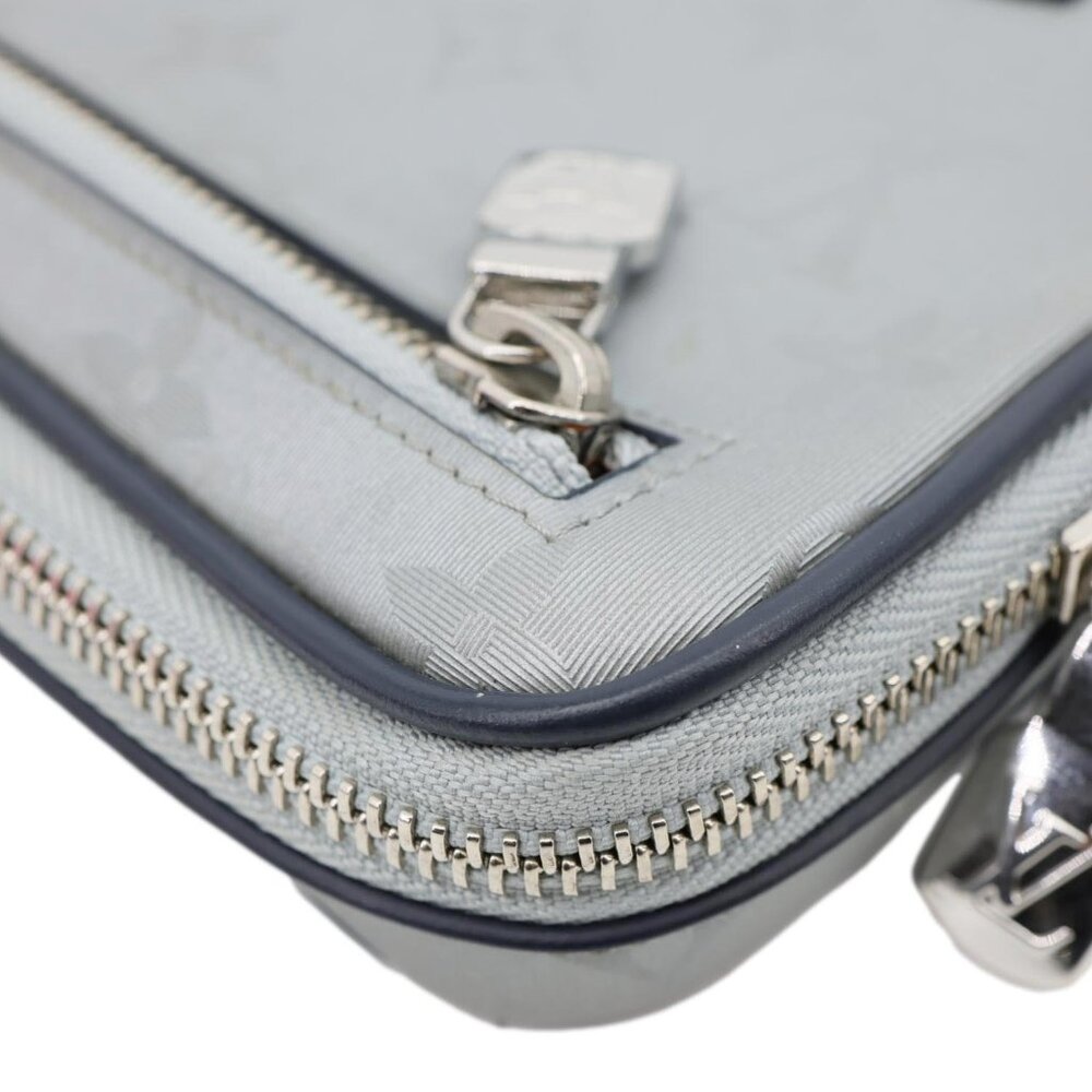 Louis Vuitton  Satellite Alpha Monogram Canvas Clutch Bag Silver - Picture 7 of 14
